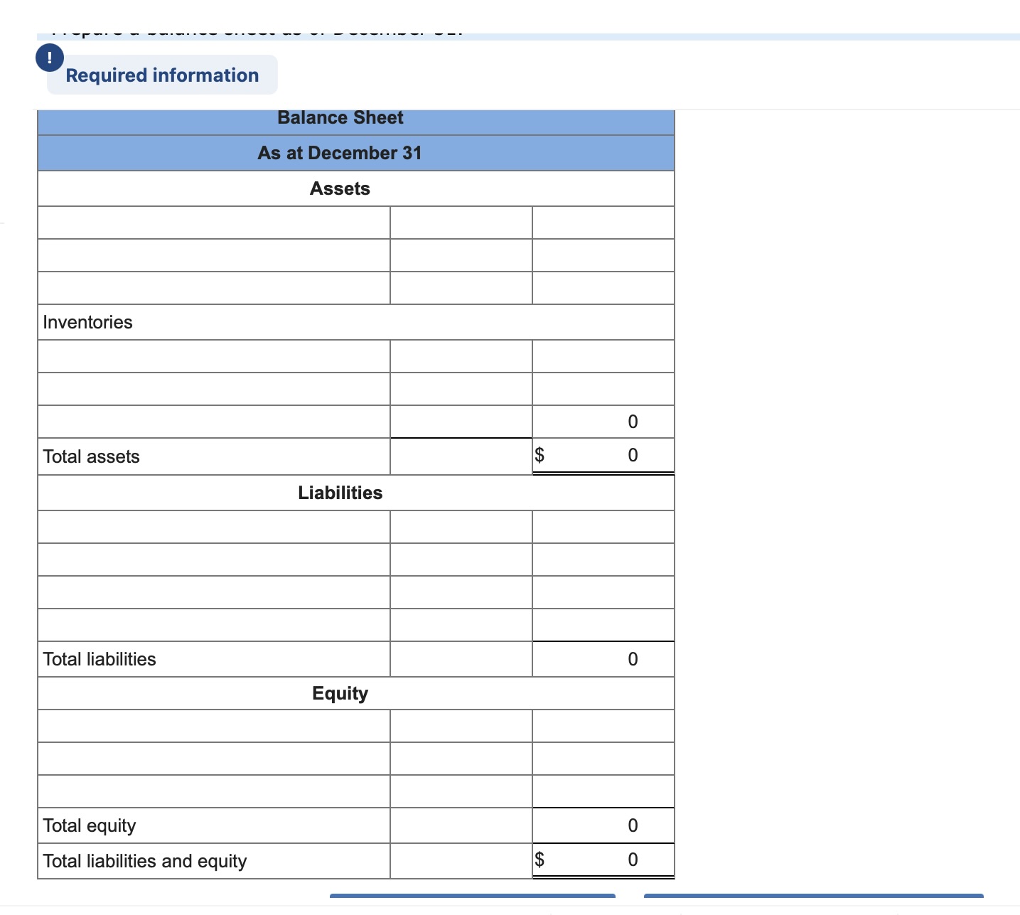 [The following information applies to the questions displayed below.] Bergo Bay's accounting