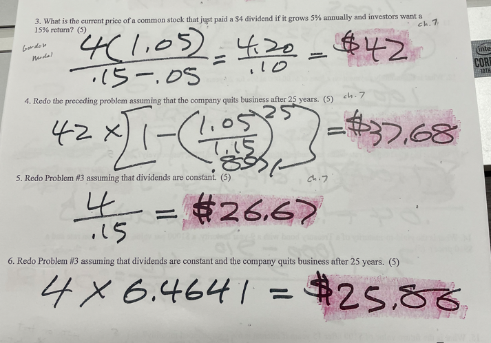 Can someone explain how to do #6 only please? Unsure of how