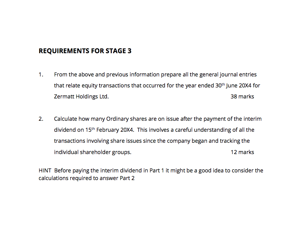 1 ordinary share for every 10 ordinary shares held and payable at