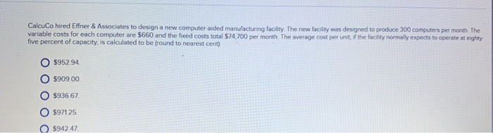  ner & Associates to design a new computer aided manufacturing facility,