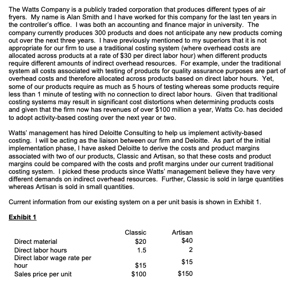 Activity-Based Costing Need help with question 5 and 6. Questions 1-3 are