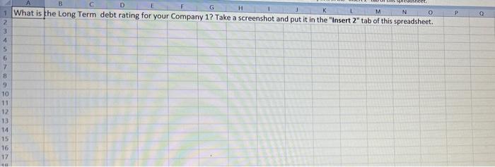 of this excel file to your name! 2) Questions 1 to 12