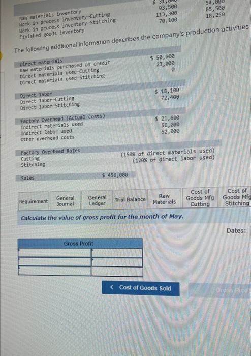 the month of May's transactions. Journal entry worksheet 1 3456 11 Record