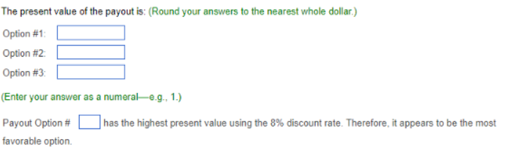 you prefer? **Please & Thank You! Option #1: $13,000,000 after five years