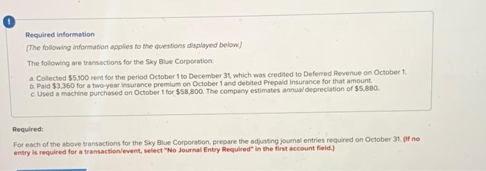  Journal entry worksheet Note: Enter debits before credits. Journal entry worksheet