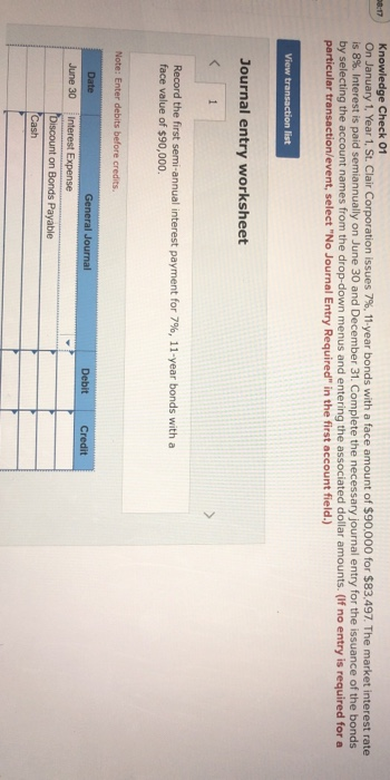  Knowledge Check 01 On January 1, Year 1, St. Clair Corporation