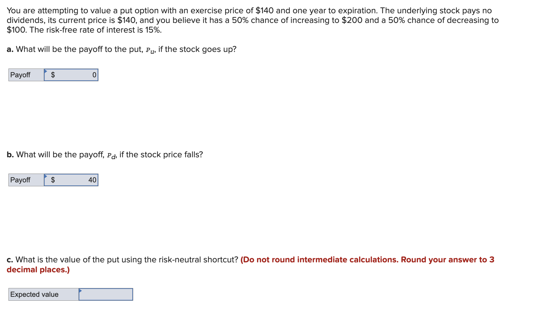  I need help with c please You are attempting to value