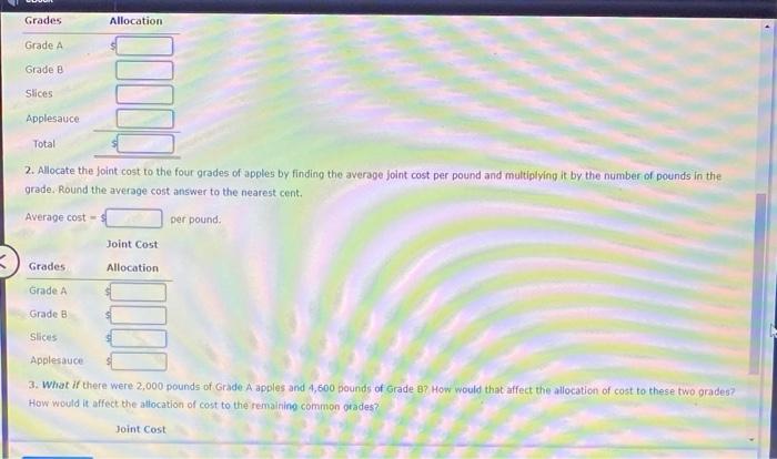 purchases apples from local orchards and sorts them into four categories. Grade