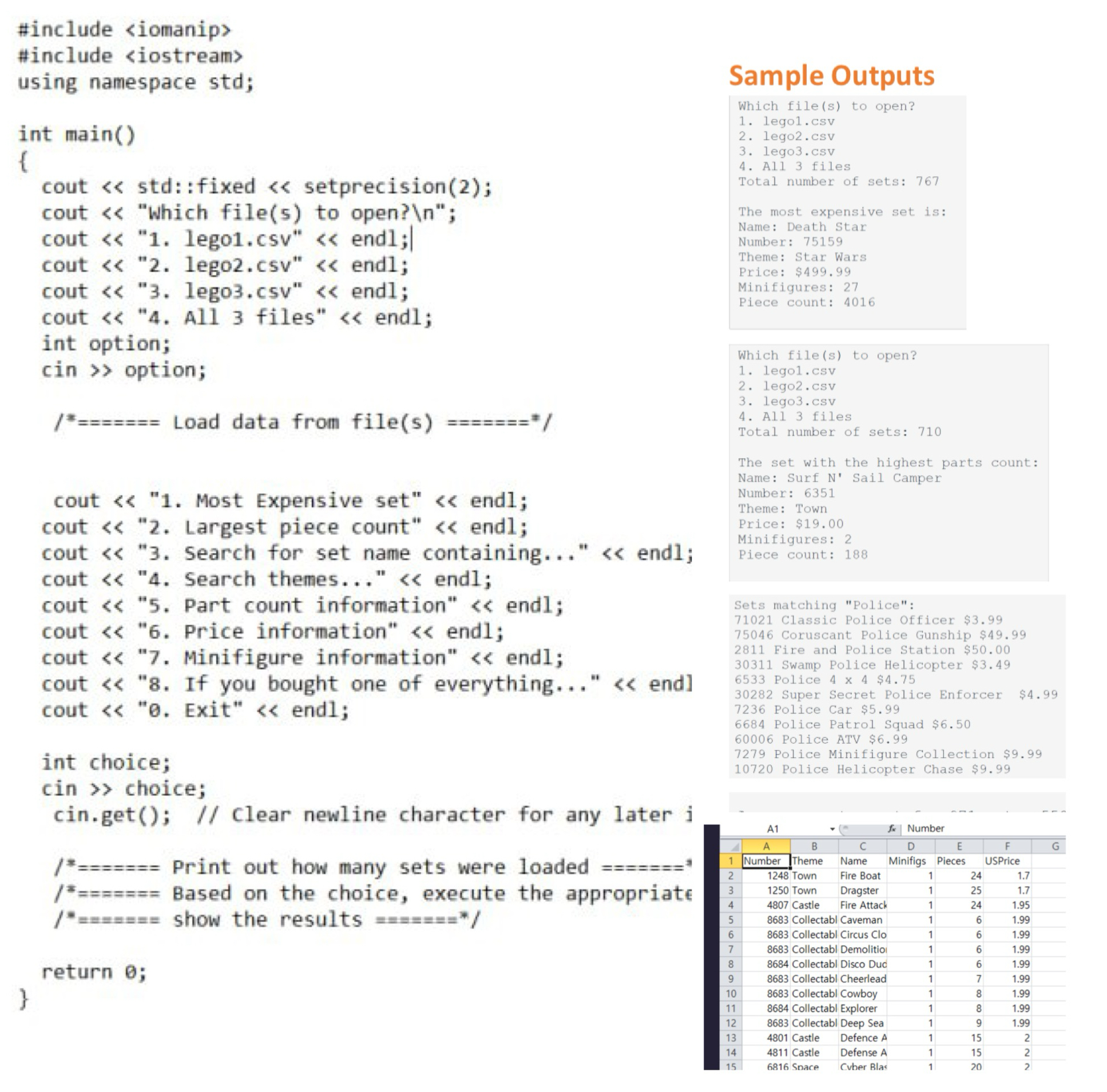  C++ Question Complete please full code assignment Overview For this assignment,