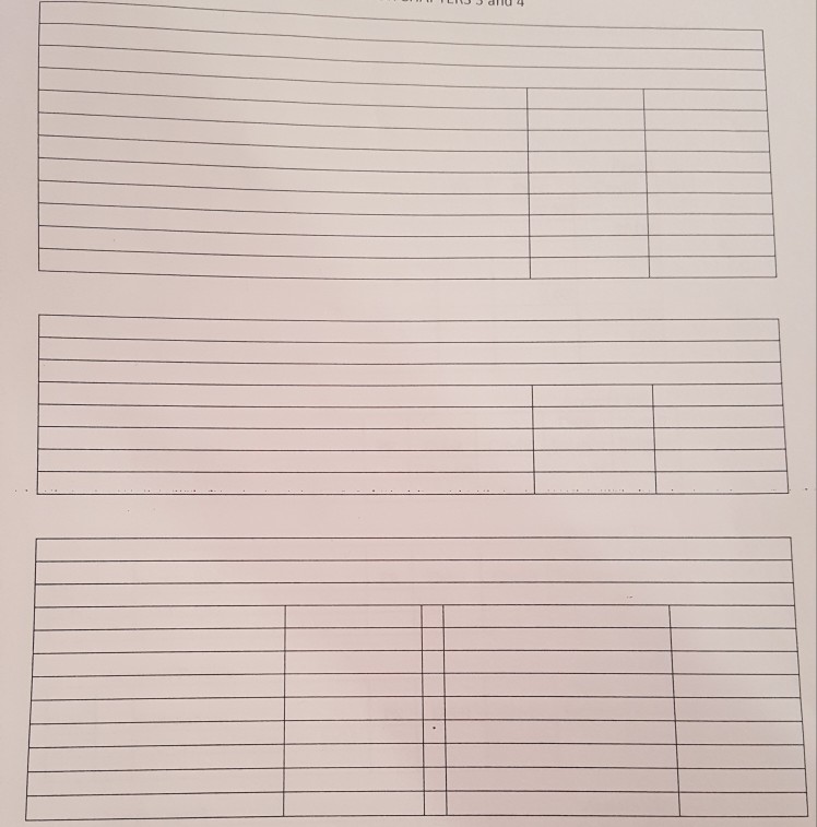 th prepare a) an income statement for t for the same time