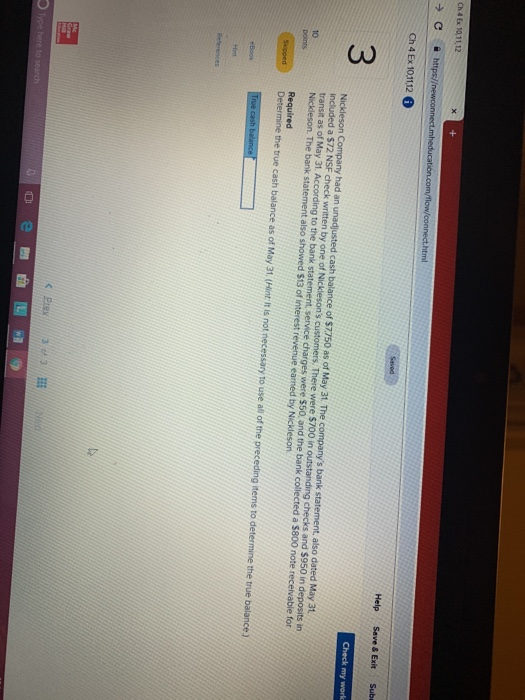  Ch 4 Ex 10,11,12 https/ Ch 4 Ex 10,11126 Help Save