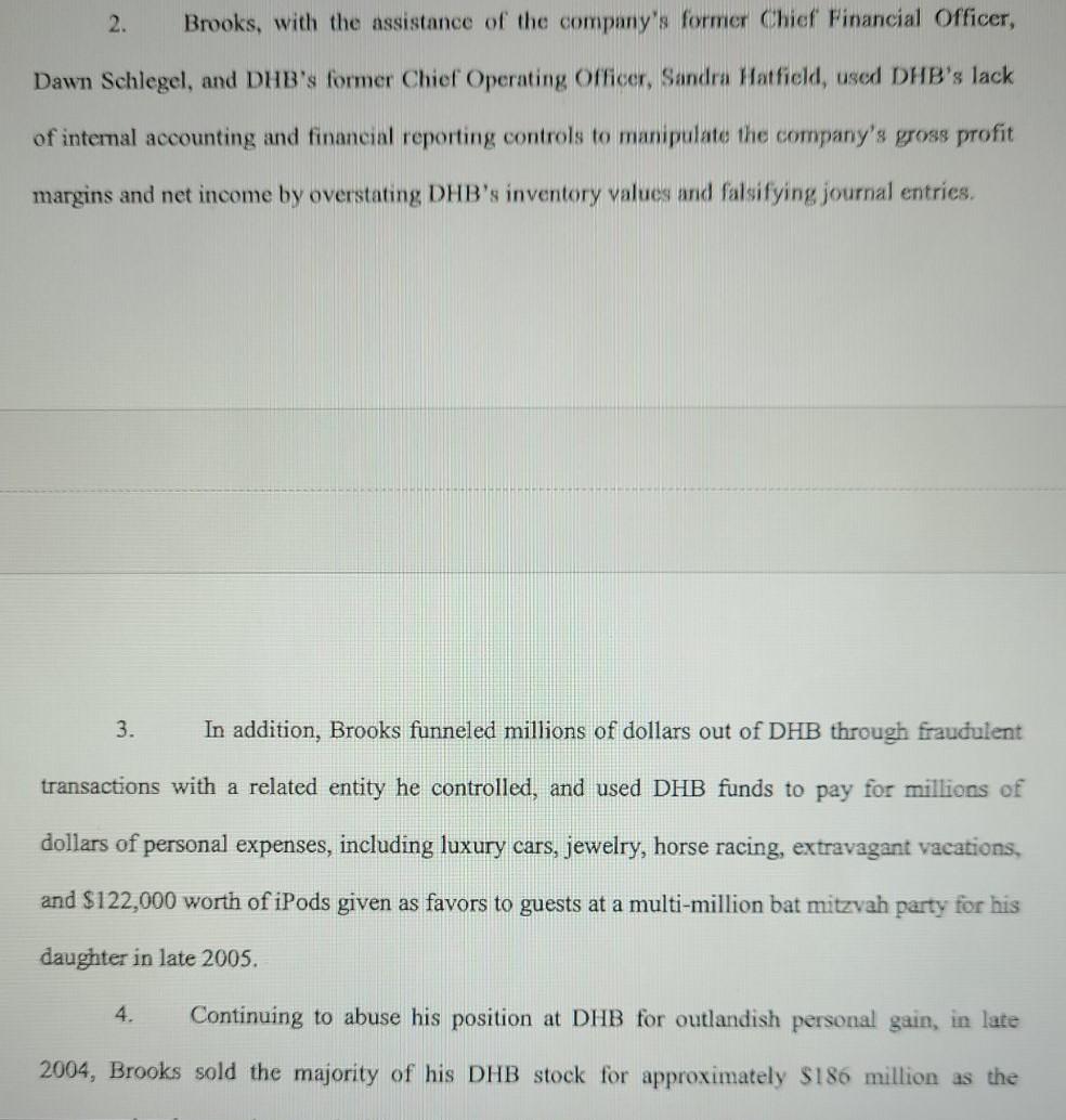 Research and critically discuss whether the fraud committeed by Brooks could