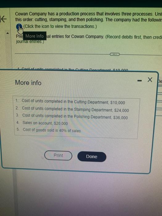 Units move through the processes in this order. cutting, stamping, and then