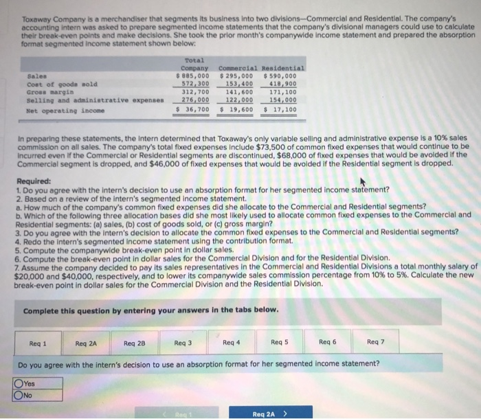  1. Do you agree with the interns decision to use an