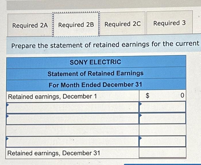 Sanyu Sony started a new business and completed these transactions during December.