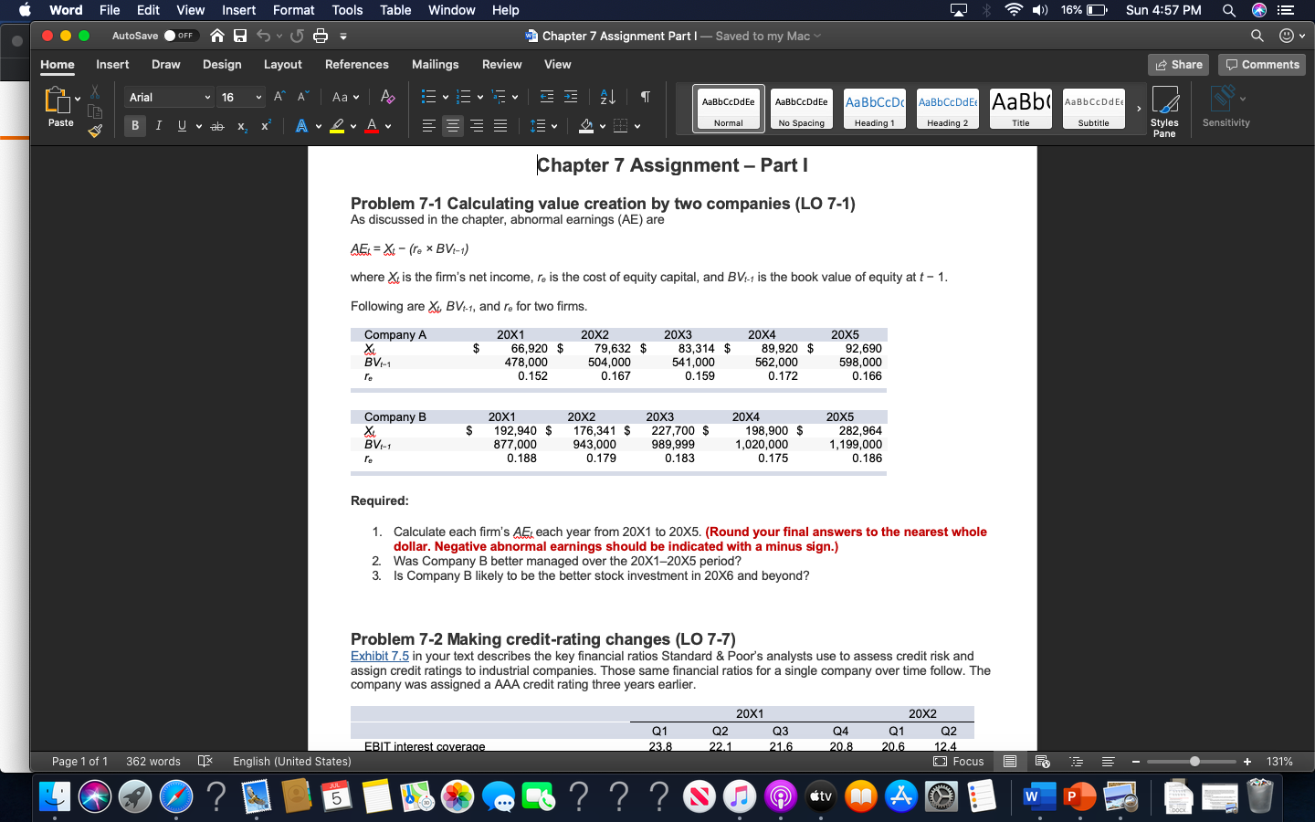  Word File Edit View Insert Format Tools Table Window Help LD