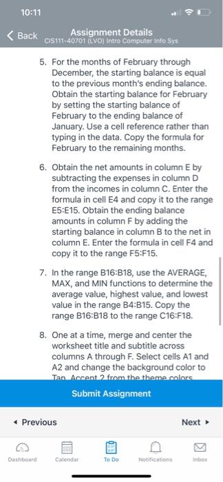 column titles in row 3, as shown in Figure 2-73. In row
