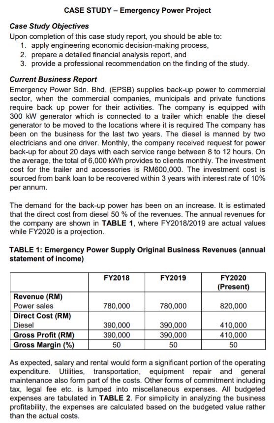I need -COST ESTIMATION AND CASH FLOW PROJECTIONS - Break even