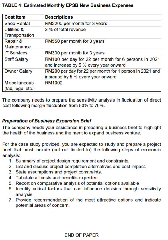 Case Study Objectives Upon completion of this case study report, you should