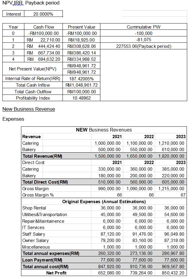 detailed financial analysis report, and 3. provide a professional recommendation on the