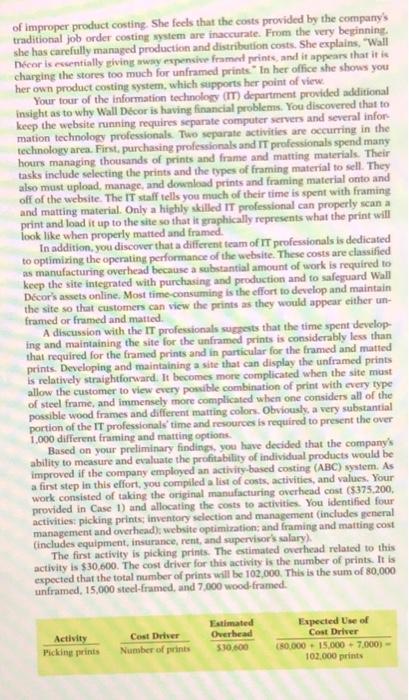 overhead to the three product categories ( unframed prints , steel framed