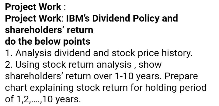 you can get from the site Project Work: Project Work: IBM's