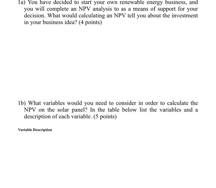 please help with this practise test la) You have decided to start