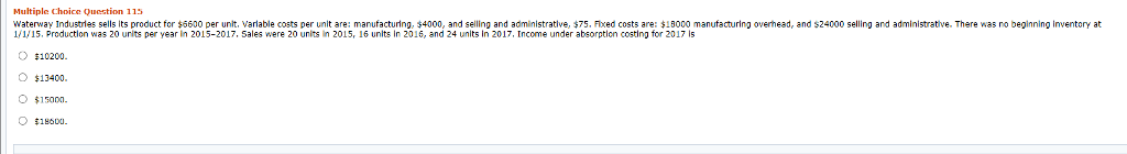 give me the answer and calculation process Multiple Choice Question 11