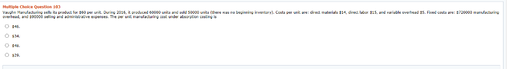 Waterway Industries sells its product for $5600 per unit. Varlable costs per