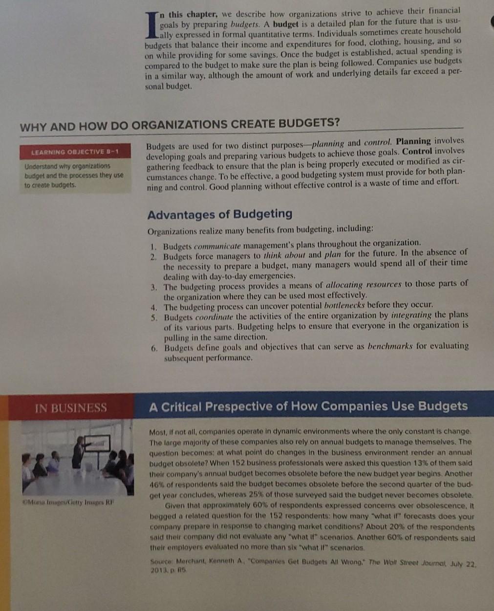 textbook. In your post, provide an example of a personal situation where