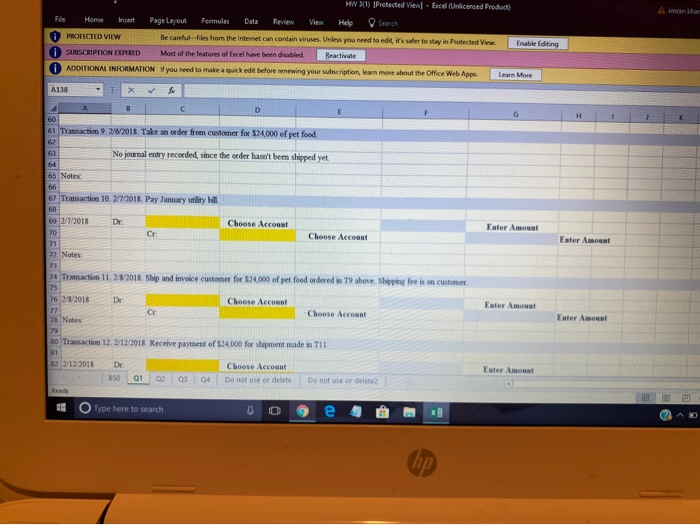 19 Total Assets 20 21 Current Liabilities 22 Notes Payable 23 Accounts