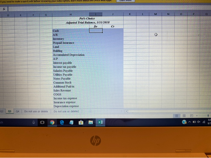 26 Interest Payable 27 Total Current Liabilities 28 Non-Current Liabilities 29 Notes
