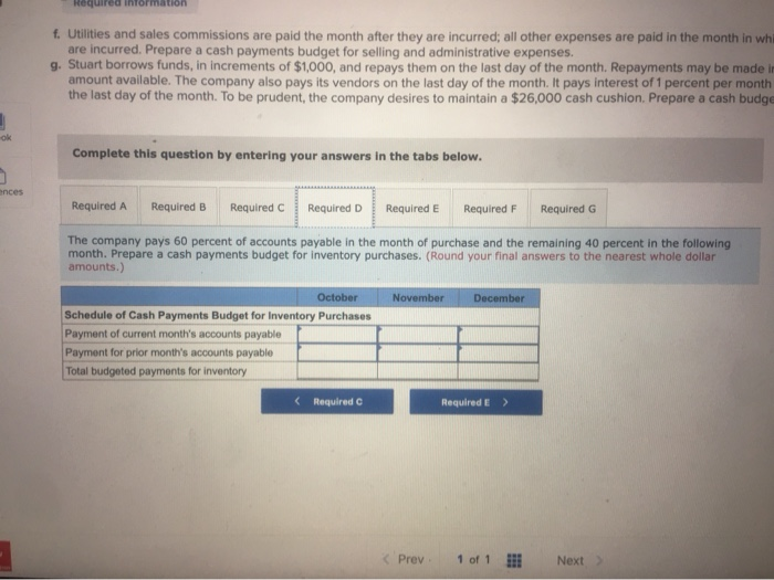 president formed a planning committee to prepare a master budget for the