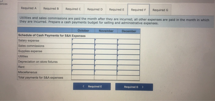 the following tasks: ances Problem 14-23 Part 1 Required a. October sales