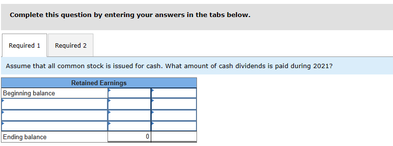 Assume that no additional notes payable are issued in 2021. What