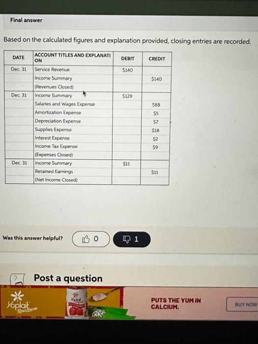 for a transaction/event, select "No Journal Entry Required" in the first account