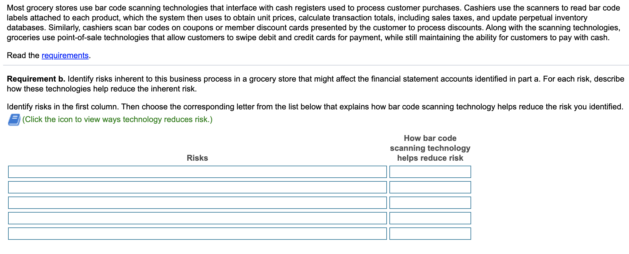 cash registers used to process customer purchases. Cashiers use the scanners to