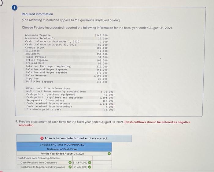 Can some one help me solve my mistakes ? Required Information The