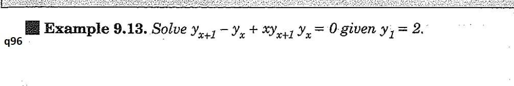 I need the answer as soon as possible Example 9.13. Solve Y:+1