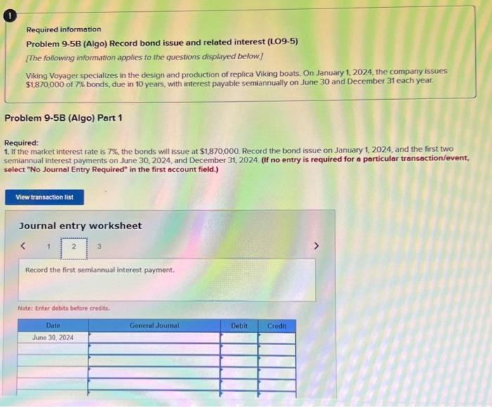 (LO9-5) The following information applies to the questions displayed below] Viking Voyager