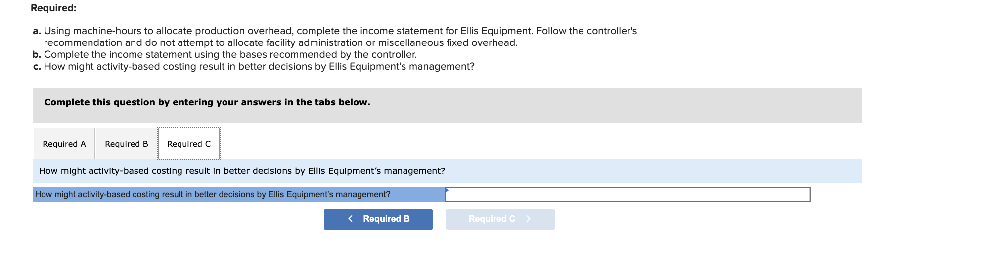 model differ significantly in terms of machine types and time requirements. Once