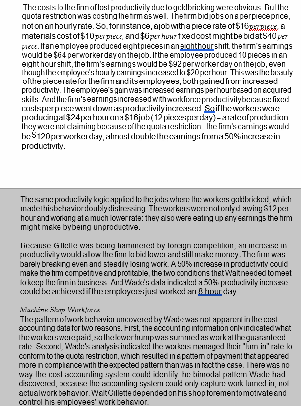 covered for the points that apply to each question. organizational theory The