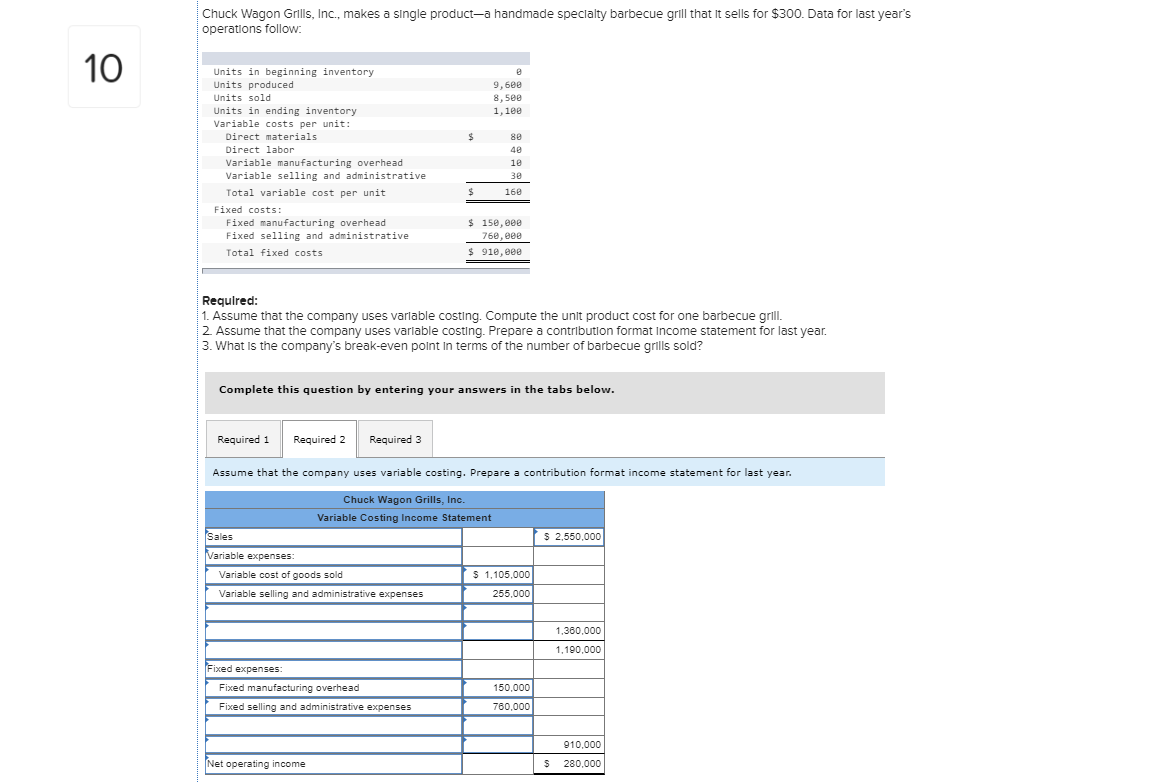 For number 10, I need answer for Required 2. For number 11,