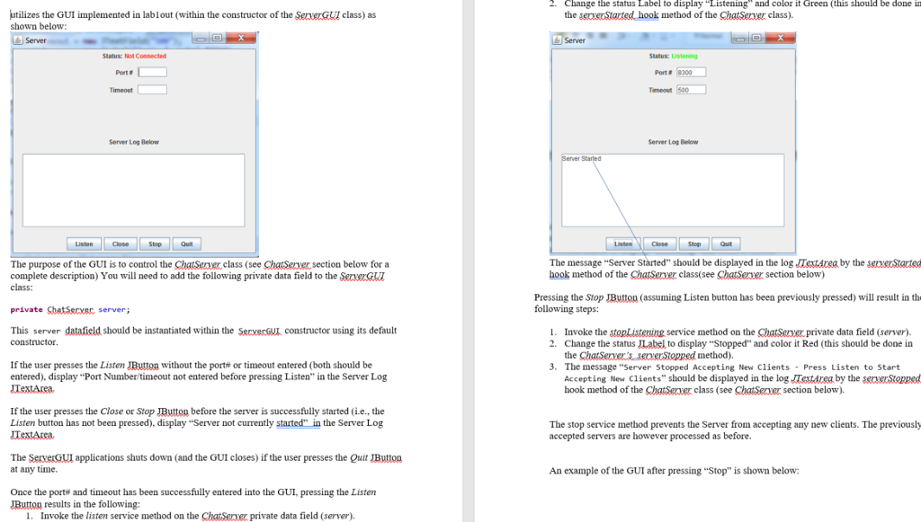 I need help creating this java GUI like the ones i provided