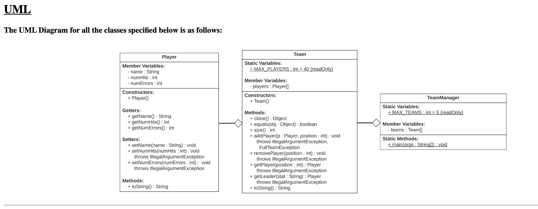  In this assignment, you will be required to write a Java