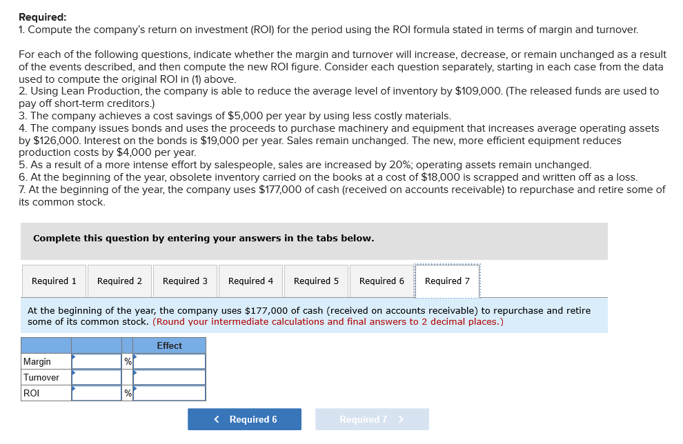 income $ 46,800 $ 2.34 The company had average operating assets of