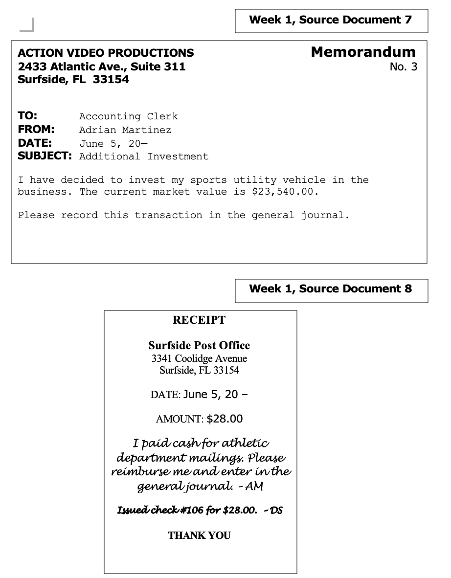 number before each transaction represents the "Source Document Number" documented in our