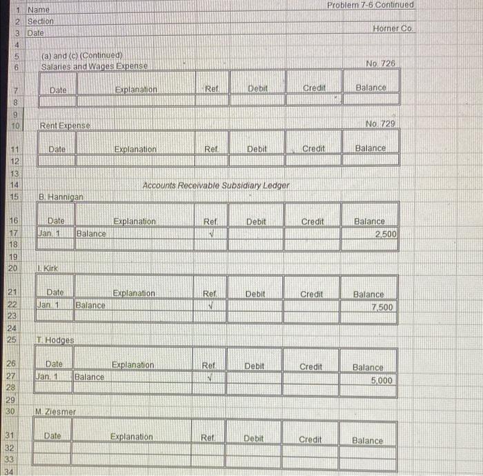 2023 are as follows. Jan. 3 Sell merchandise to M. Ziesmer $8,000,