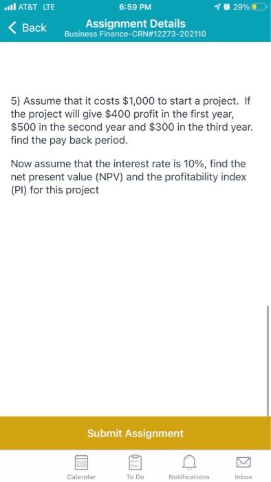 is your 4th and last assignment. It is worth 5 point. The