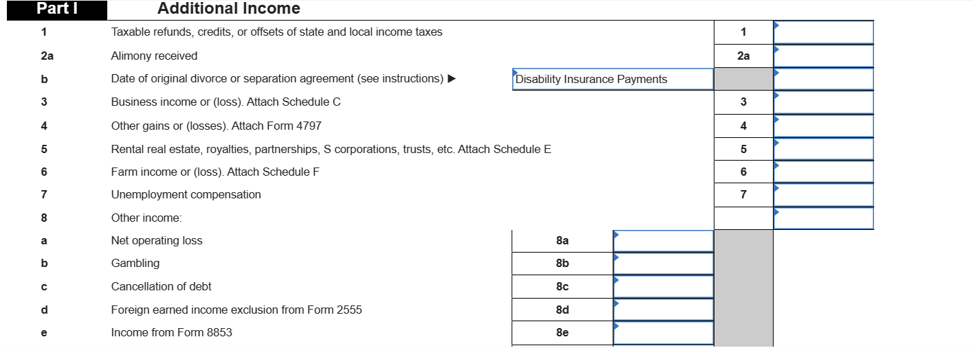 Other forms (see instructions) d Add lines 25a through 25c 262022 estimated